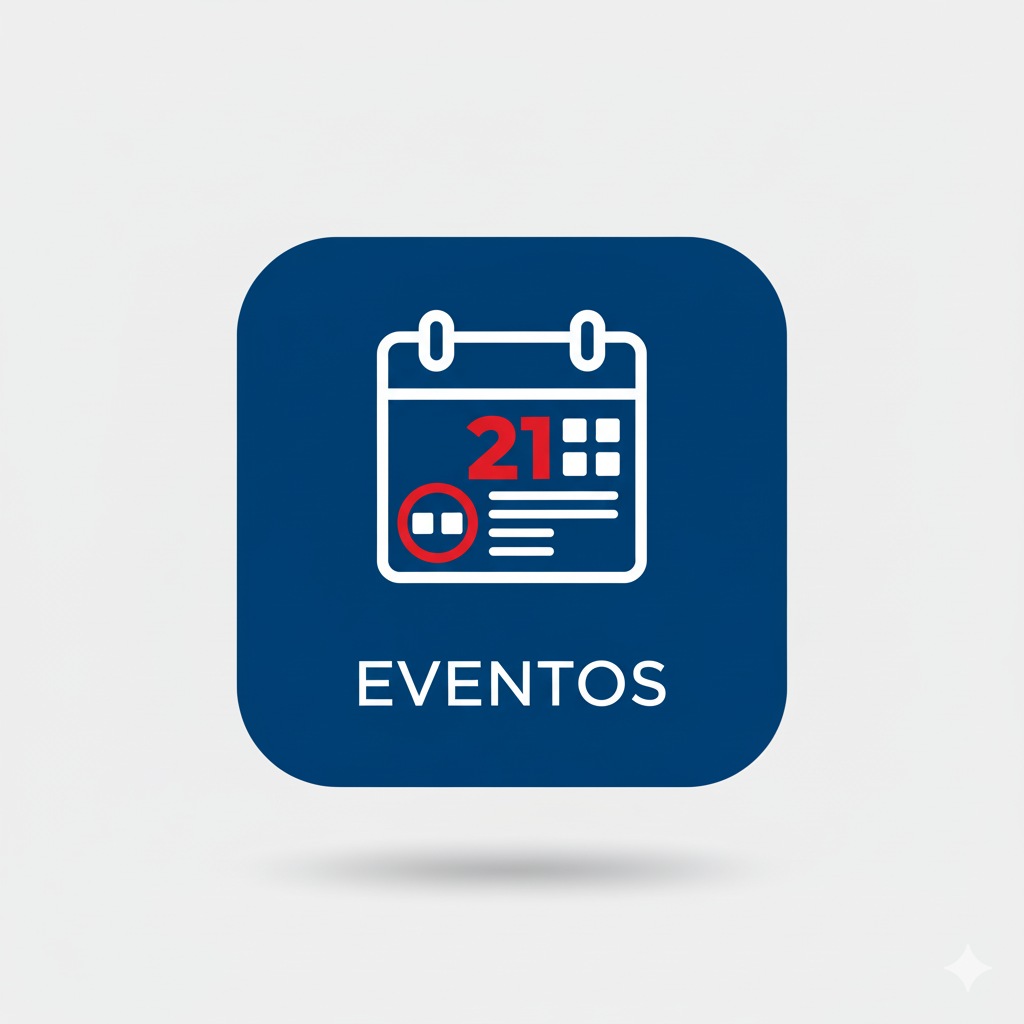 Icono de calendario de eventos